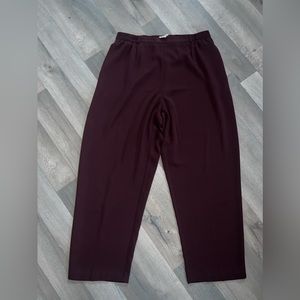 Koret plum trousers